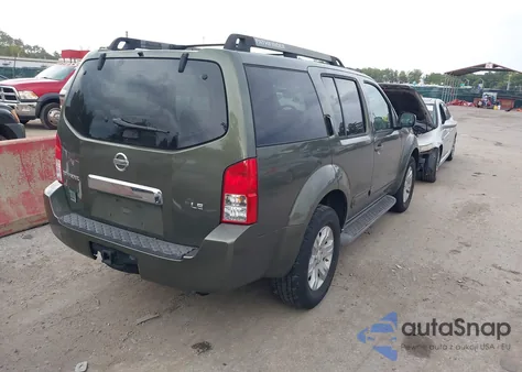 2005 Nissan Pathfinder Le из США, поврежденный, VIN 5N1AR18W85C701167